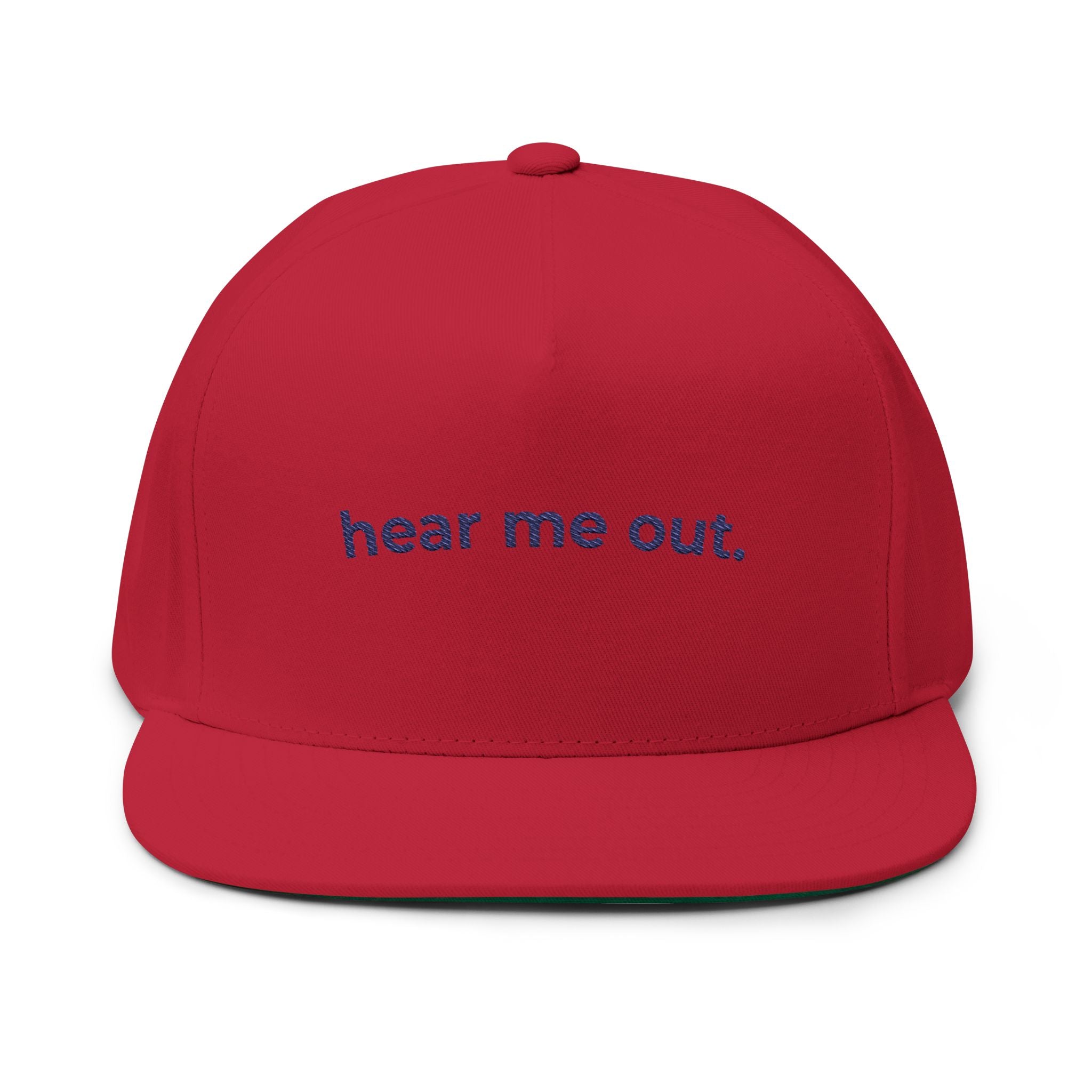 "Hear me out." Bright Flat Hat