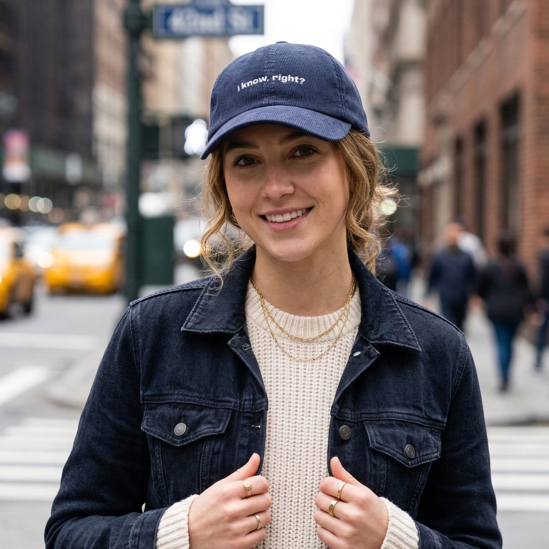 "I know, right?" Dark Corduroy Hat