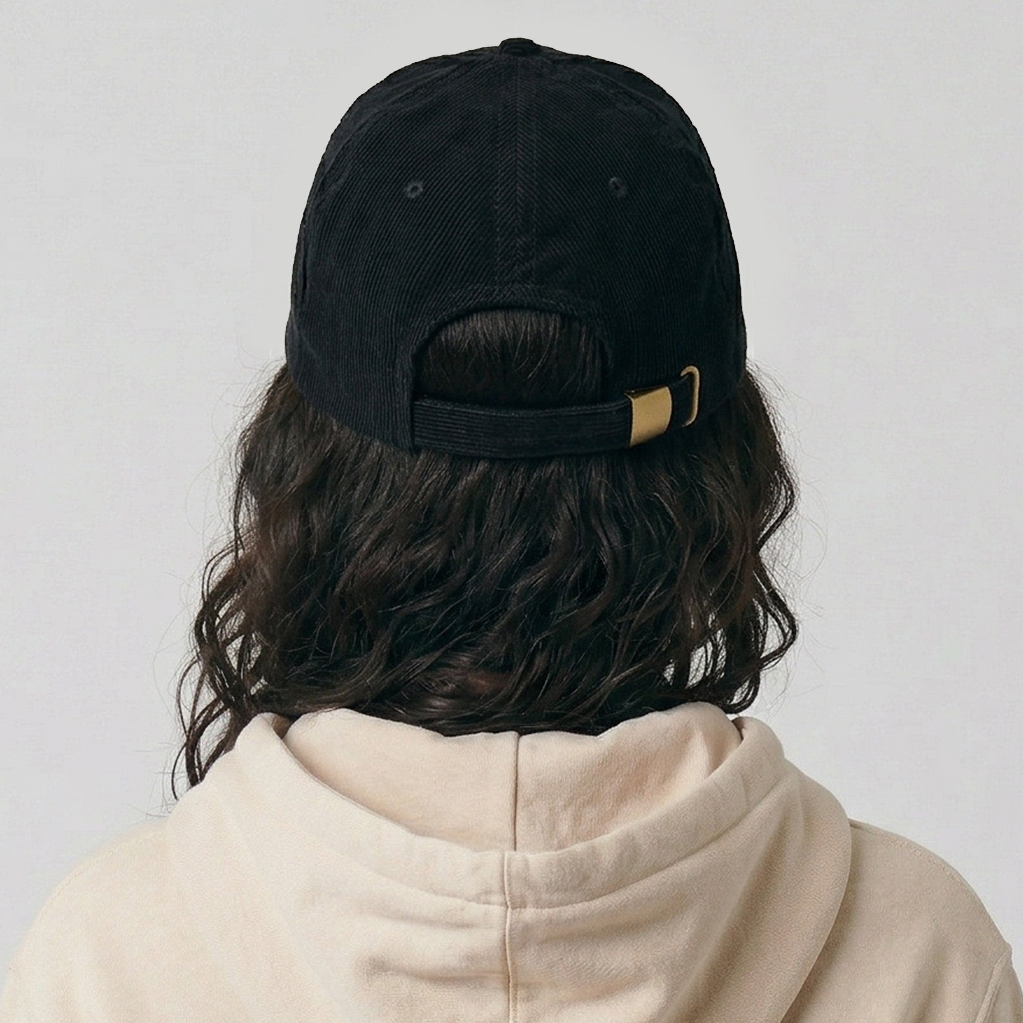 dissociating corduroy hat.