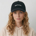 don't even. corduroy hat.
