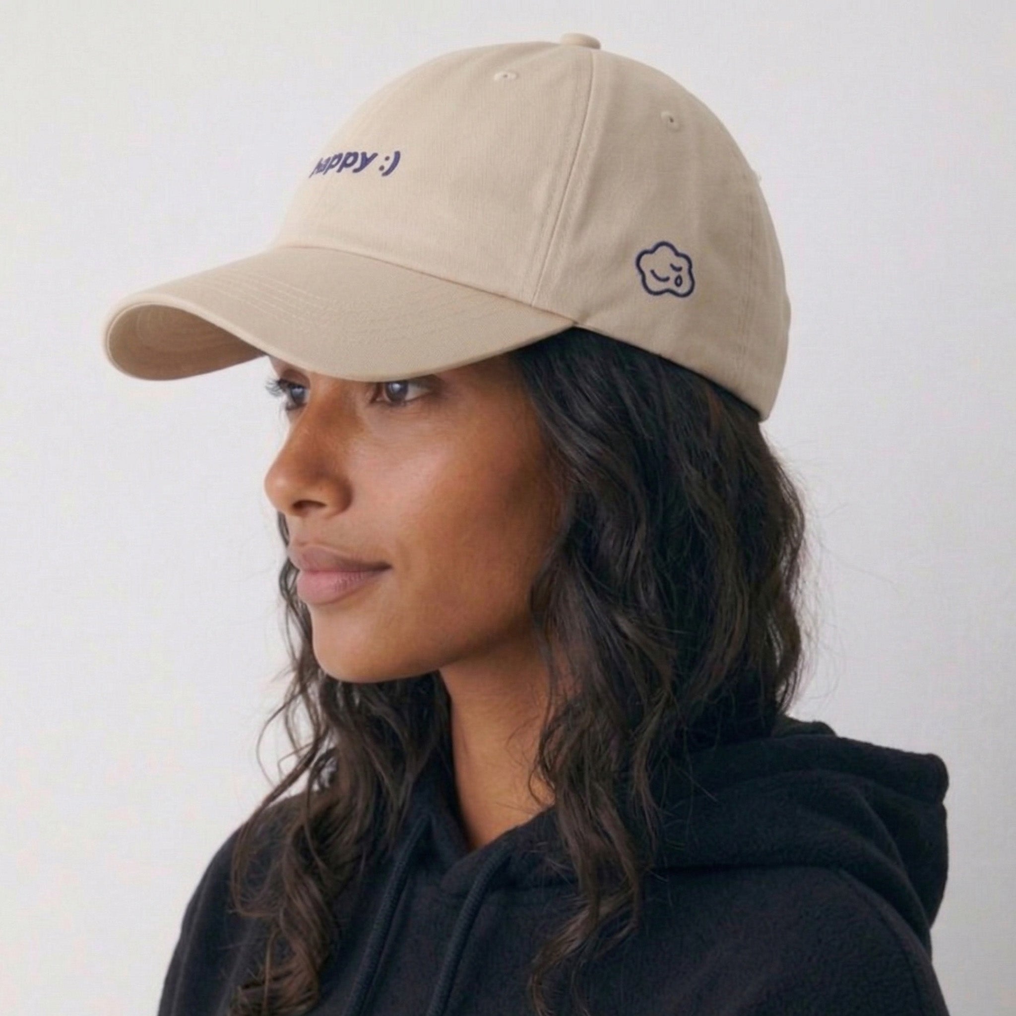 happy :) twill hat.