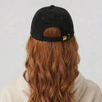 i know, right? corduroy hat.