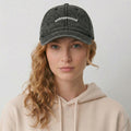 unimpressed vintage hat.