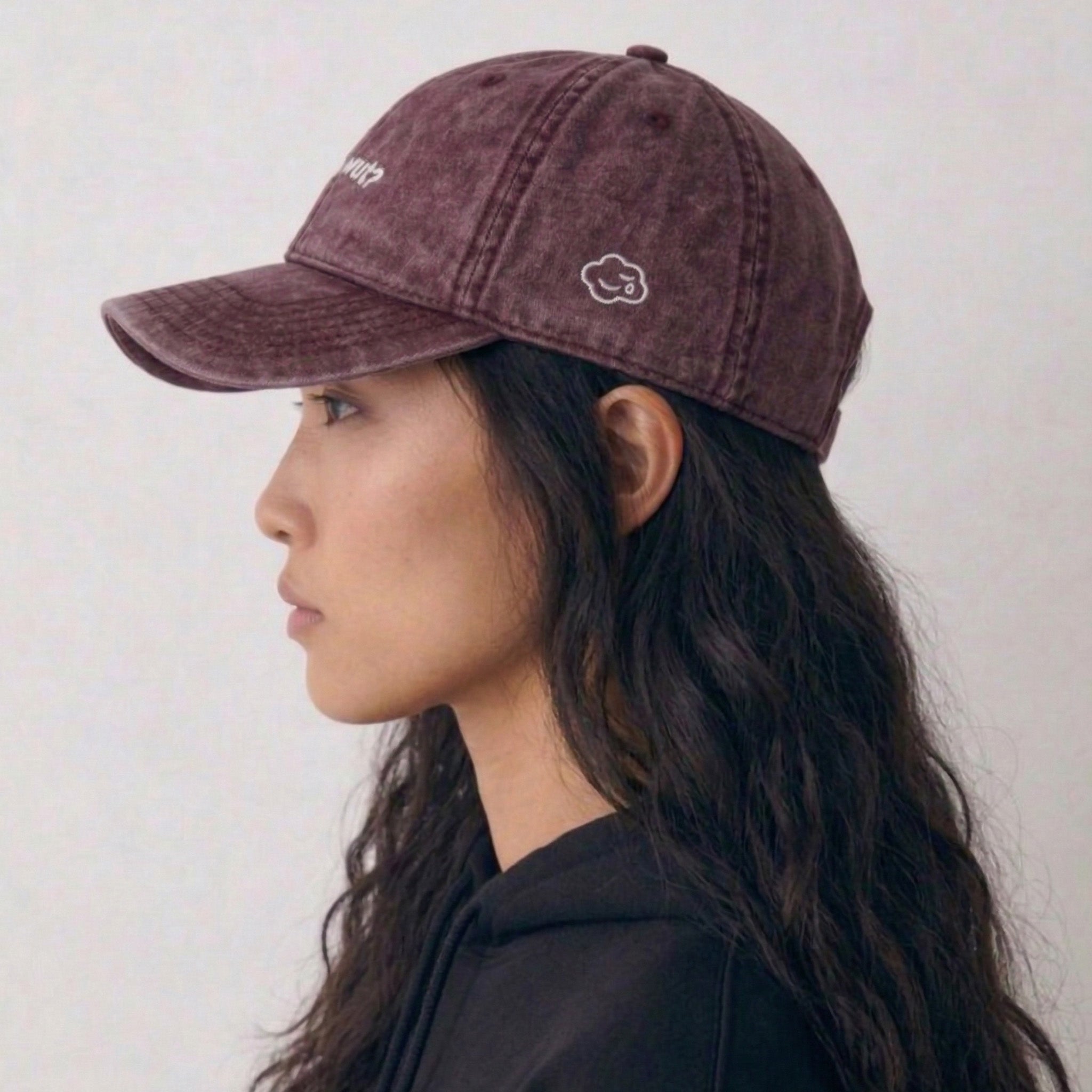 wait, wut? vintage hat.