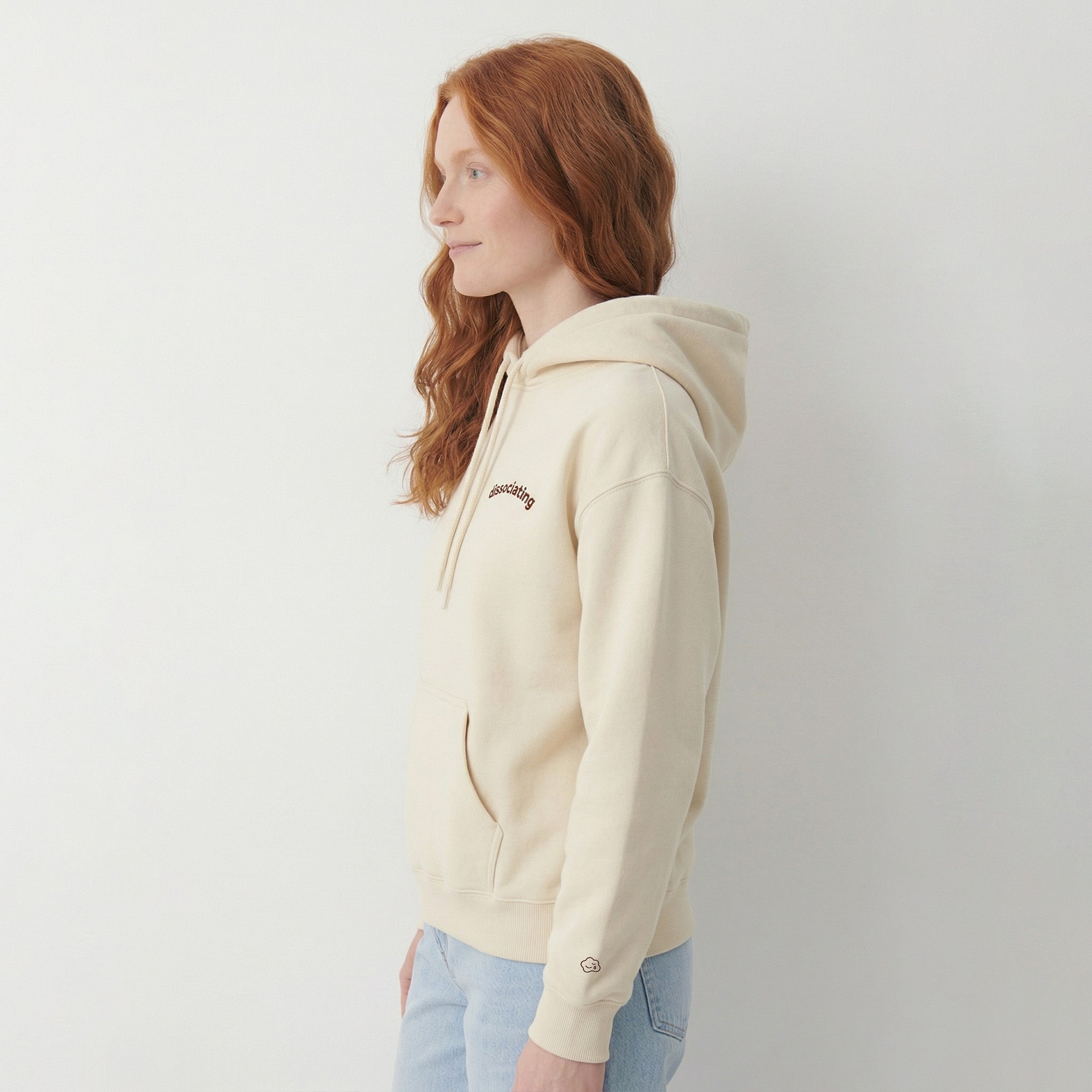 dissociating hoodie.