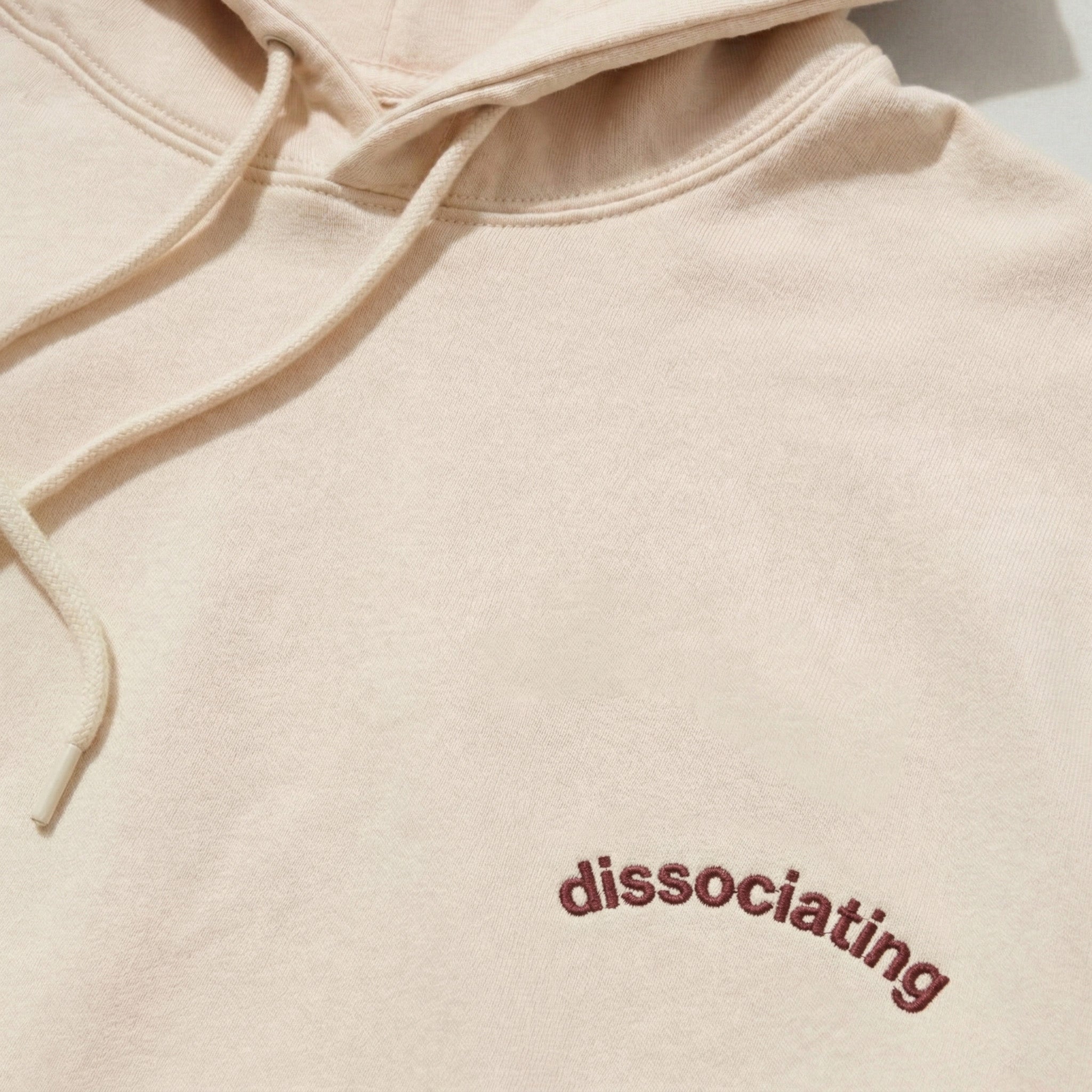 dissociating hoodie.