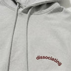 dissociating hoodie.