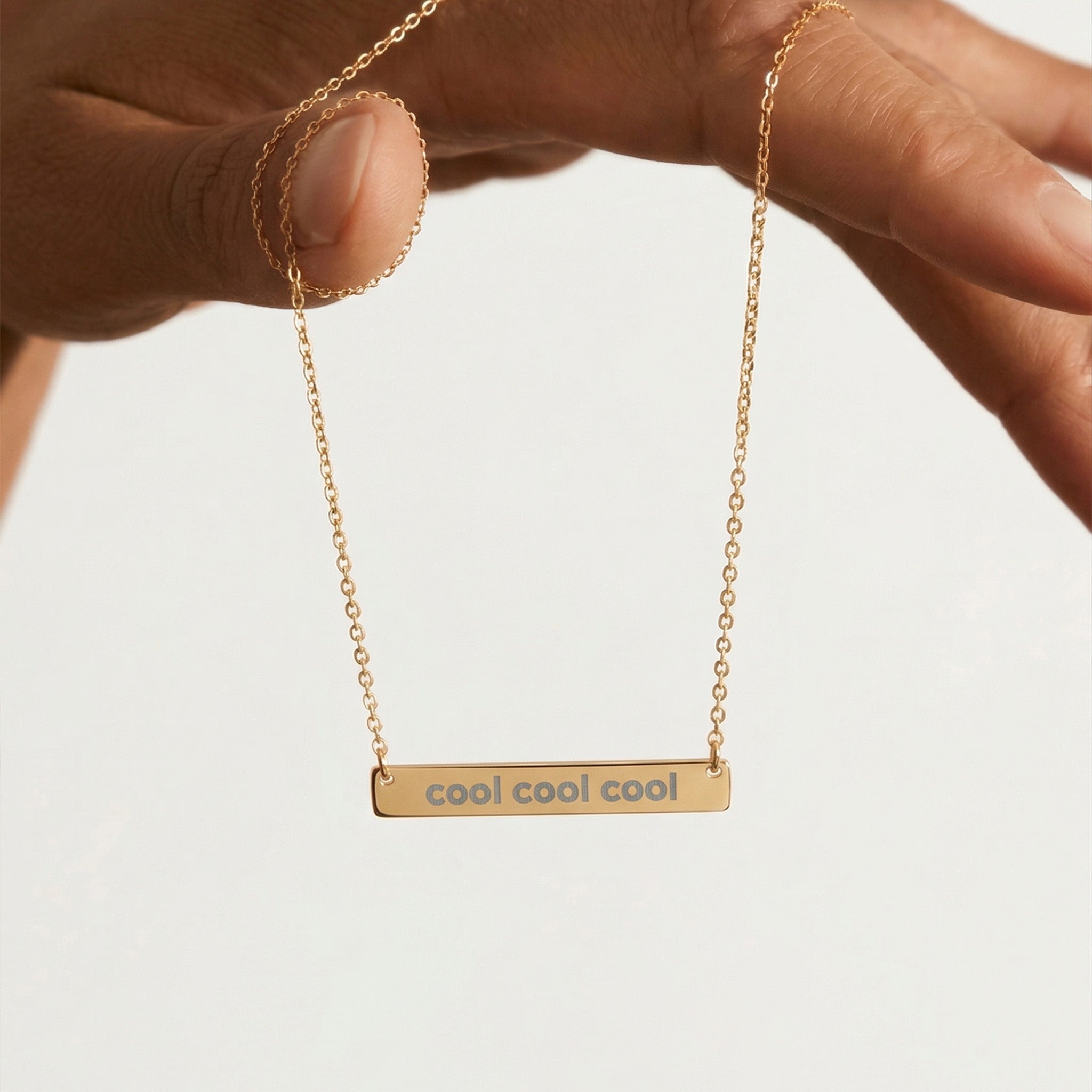 cool cool cool necklace.