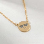 sunglasses smile necklace.