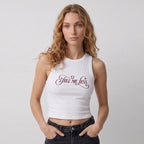 tell me less tank top.