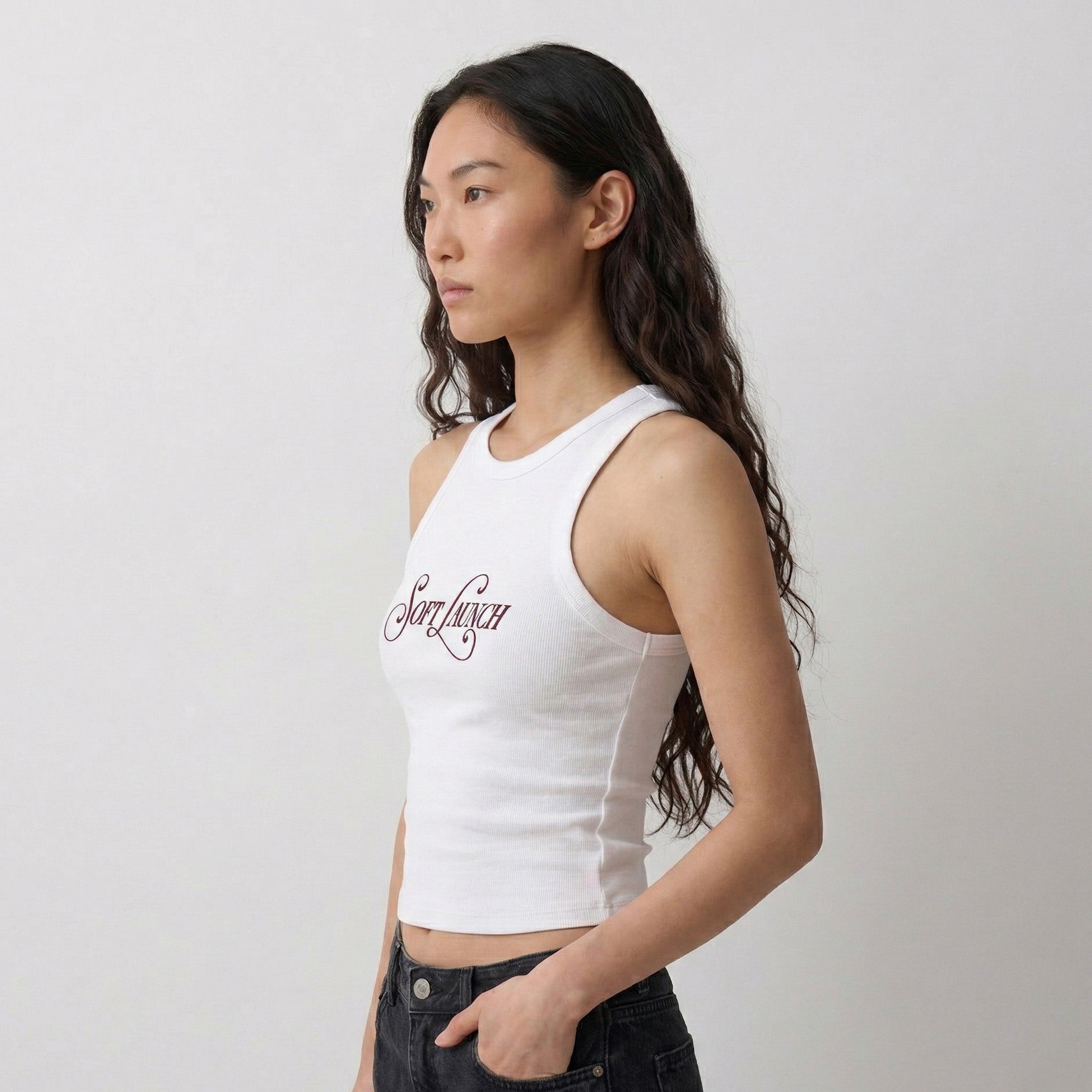 soft launch tank top.