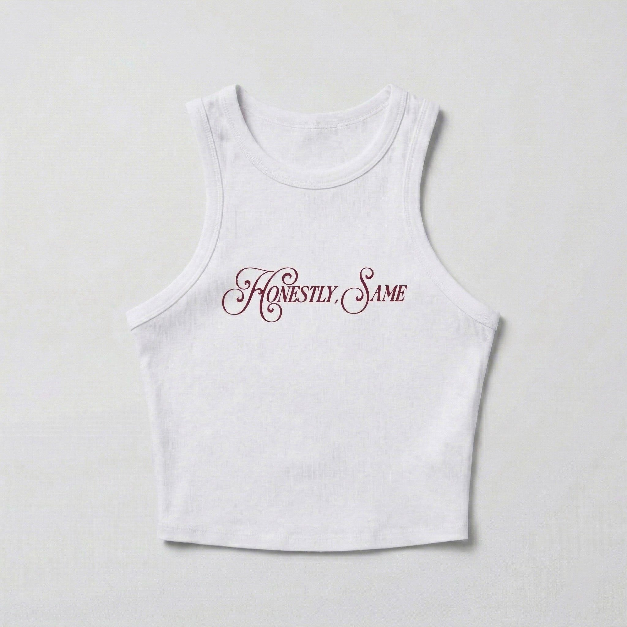 honestly, same tank top.