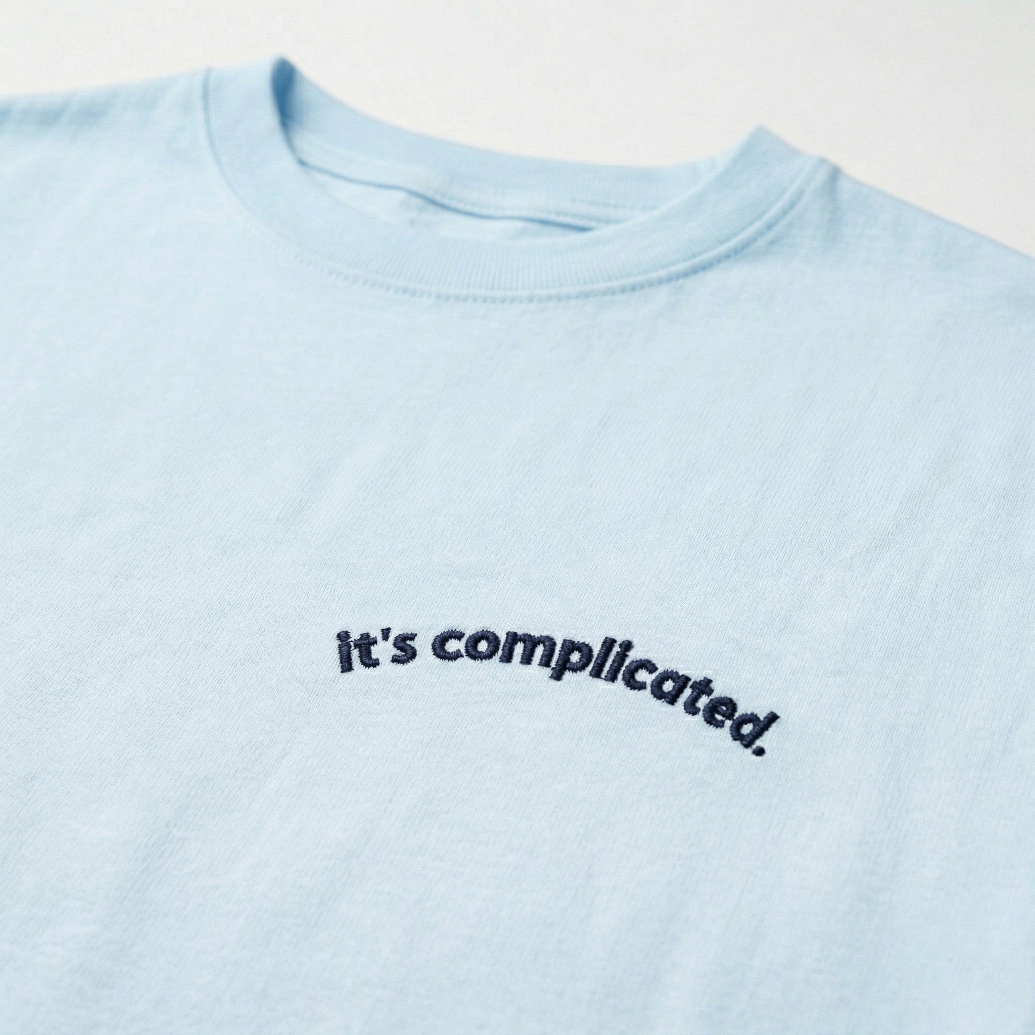 it's complicated. classic tee.