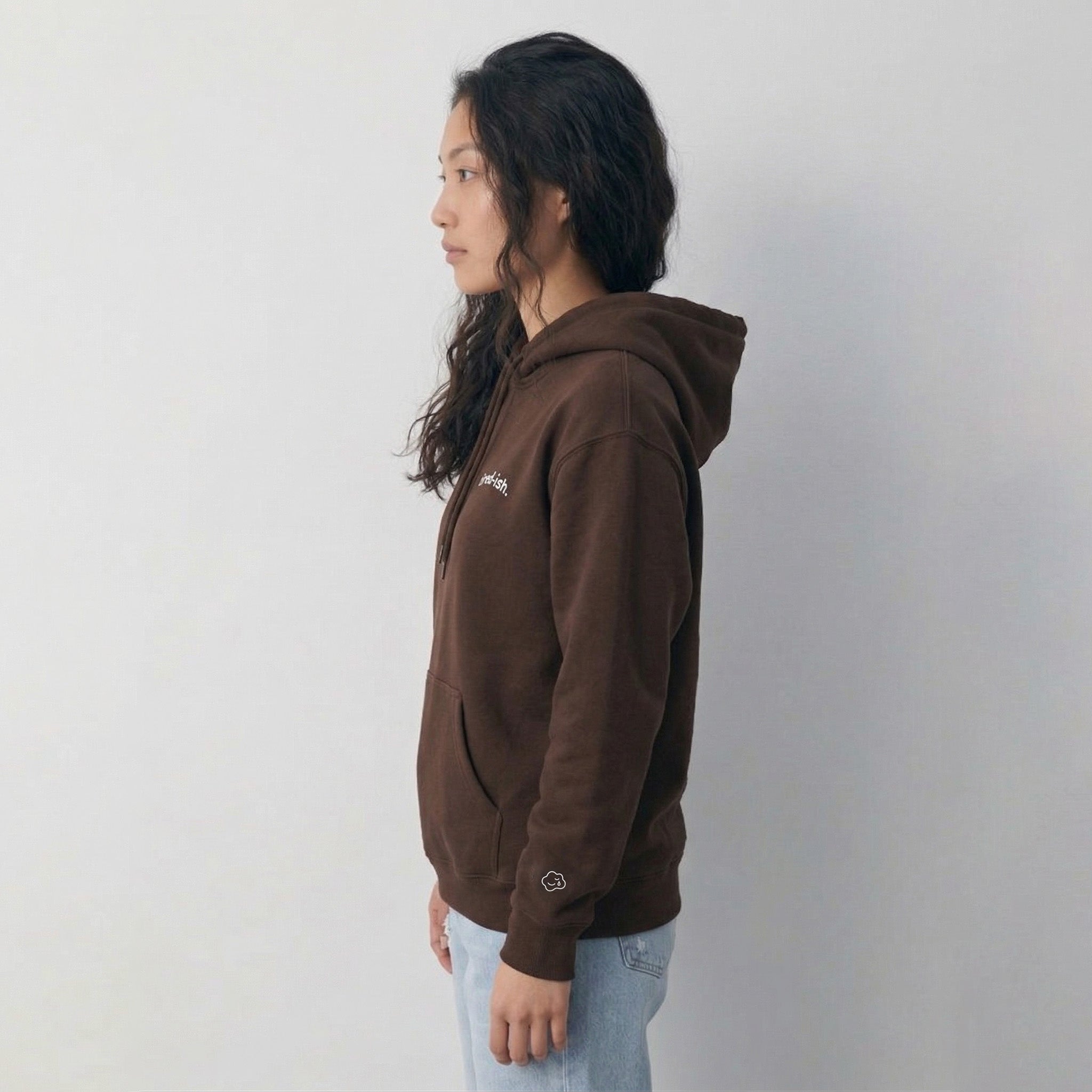 tired-ish hoodie.