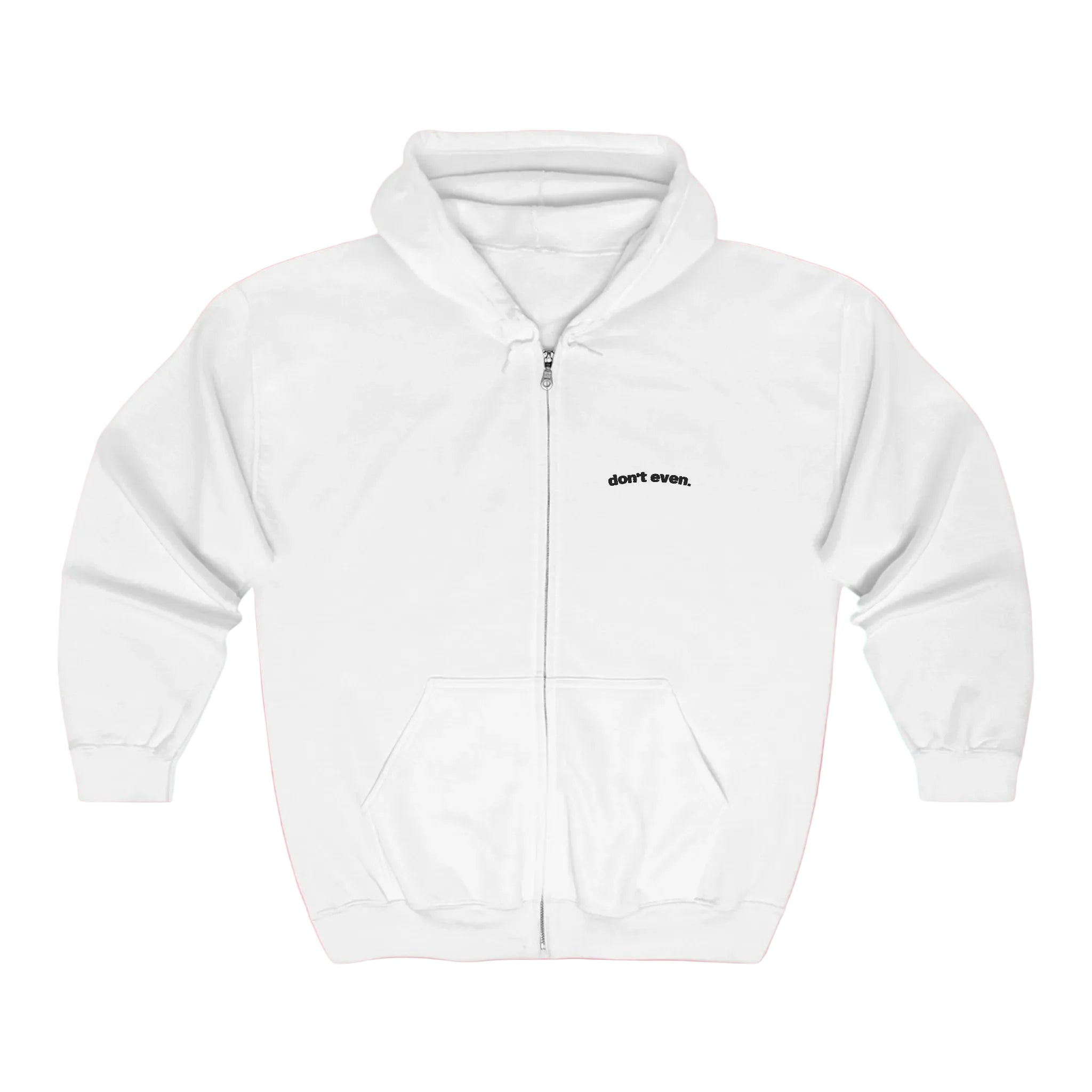 White hoodie with 'Soft Form' logo on a white background