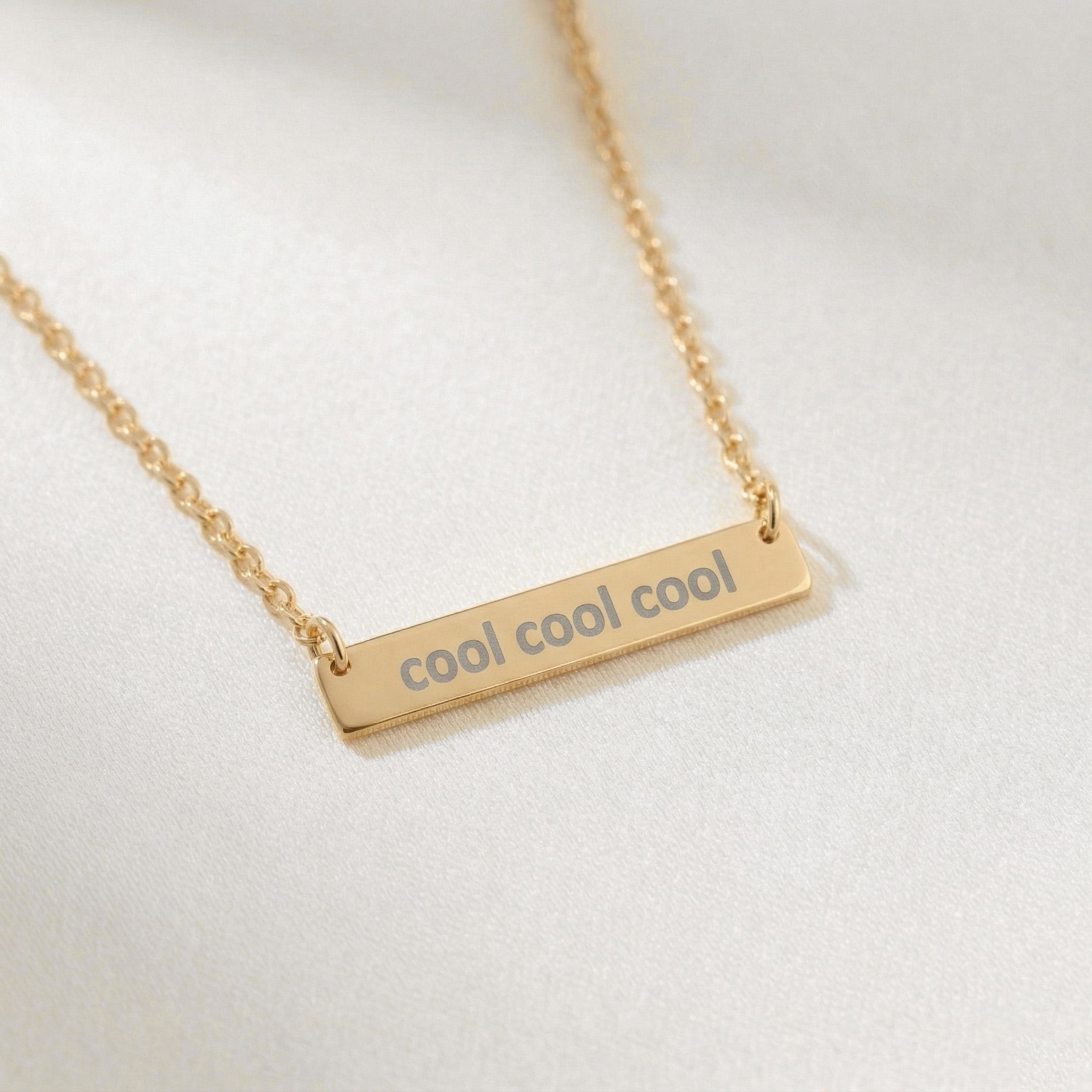 cool cool cool necklace.