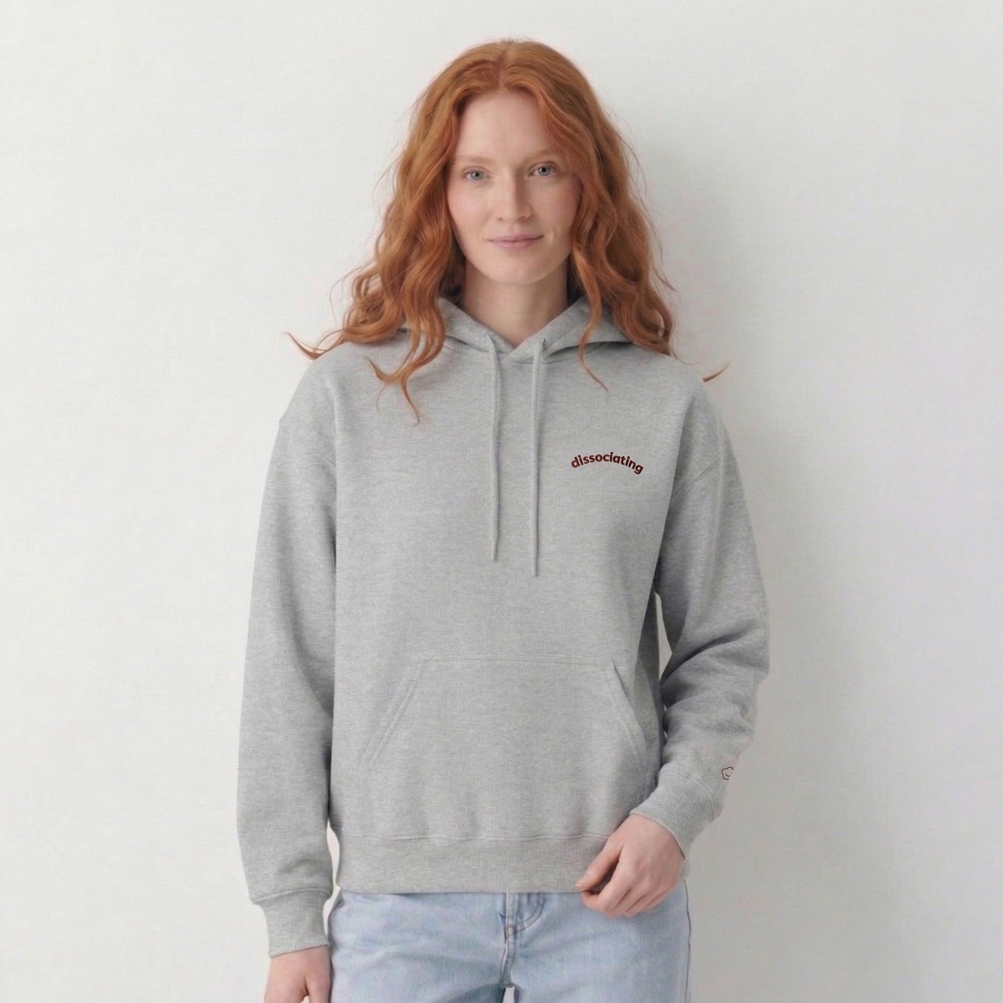 dissociating hoodie.